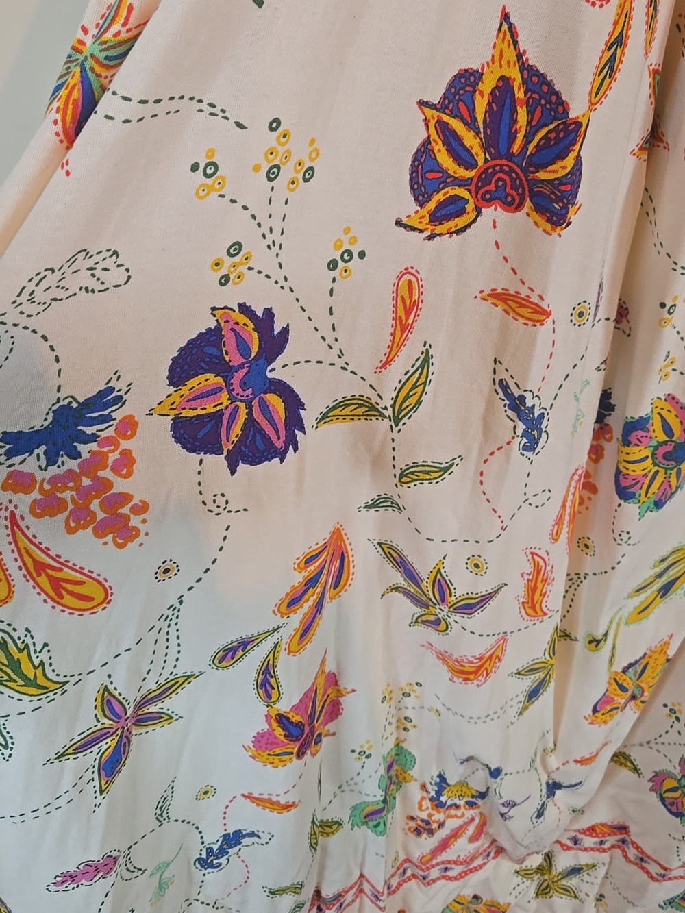 Sugarlips Floral Maxi Dress Off Shoulder Boho Cottagecore Flowy 2X - Picture 7 of 9